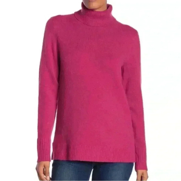J. Crew Side Slit Supersoft Turtleneck Sweater XS - Picture 3 of 6